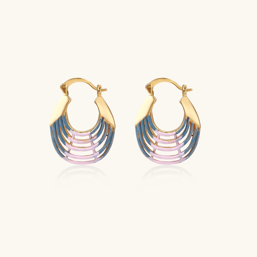 Sunrise Ripple Hoops
