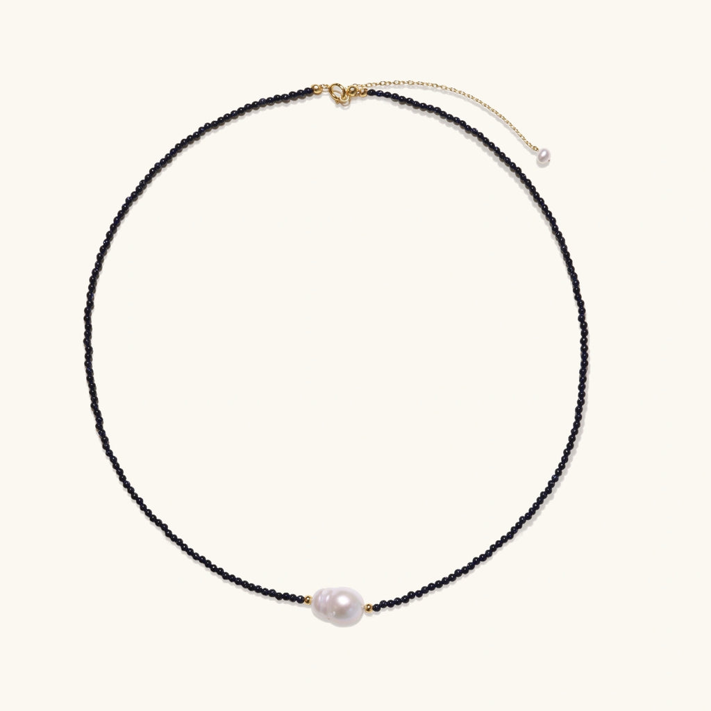Midnight Pearl Dreams Necklace
