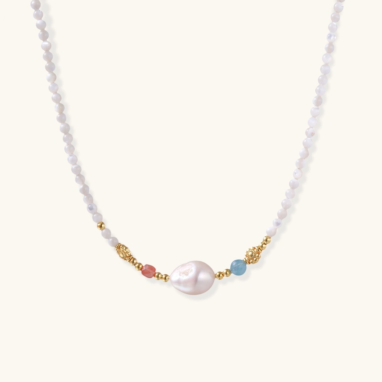 Pearl Garden Beaded Necklace