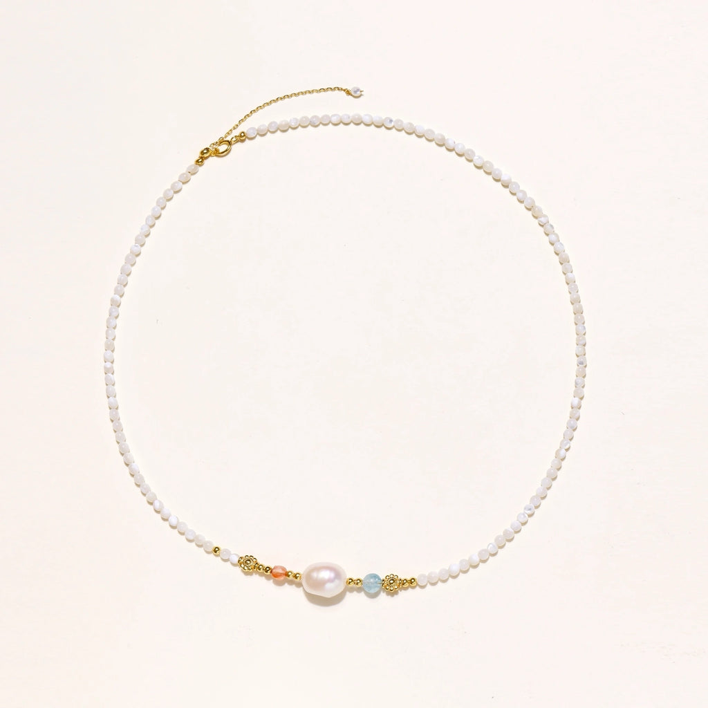 Pearl Garden Beaded Necklace