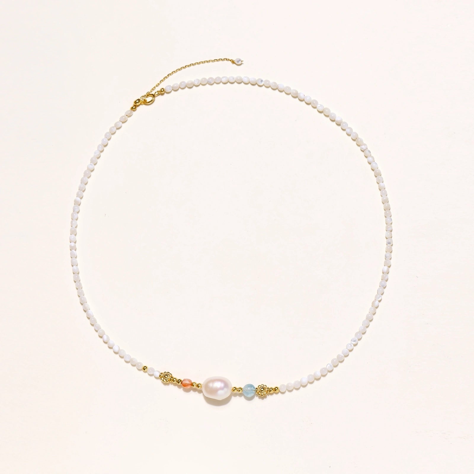 Pearl Garden Beaded Necklace