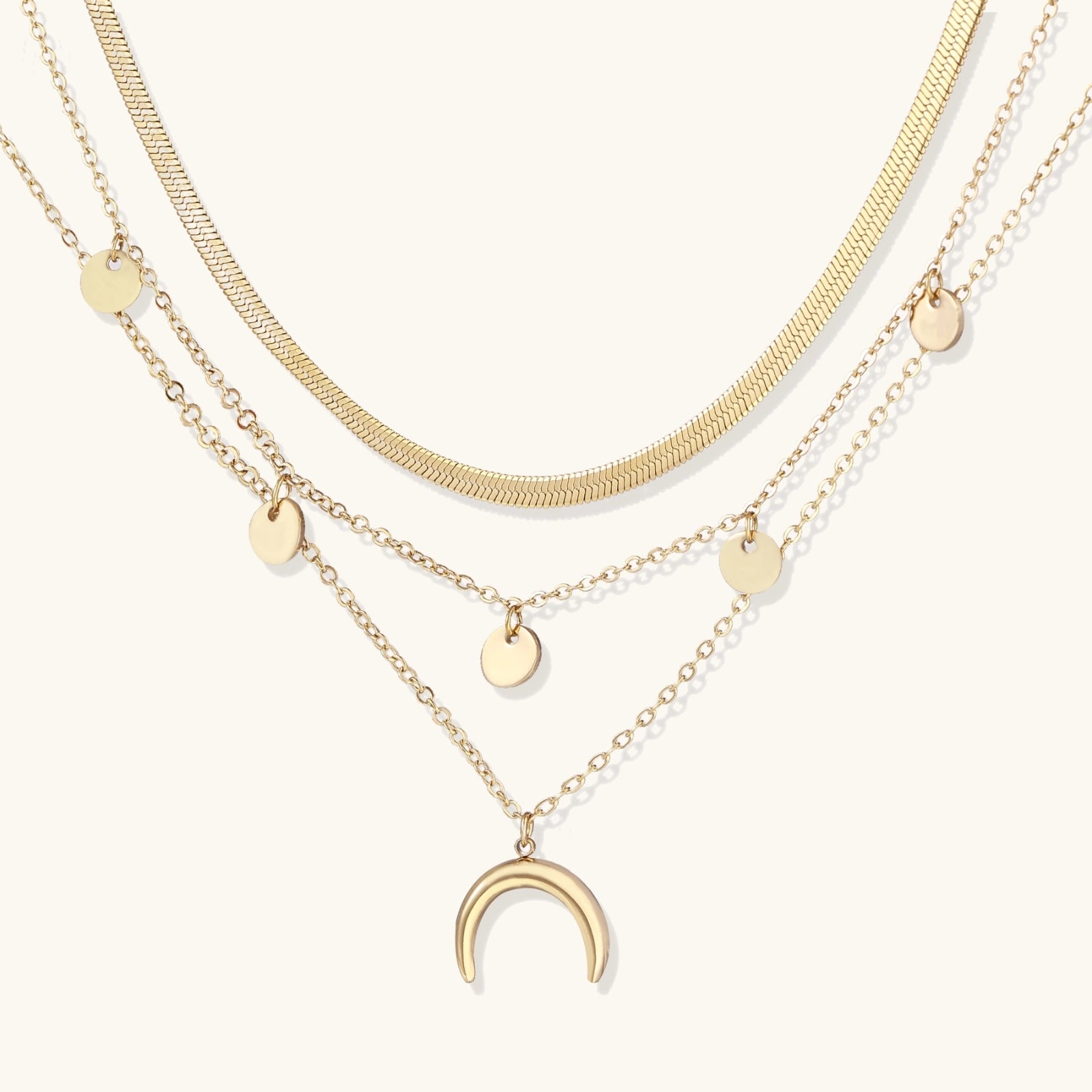 Golden Crescent Layer Set