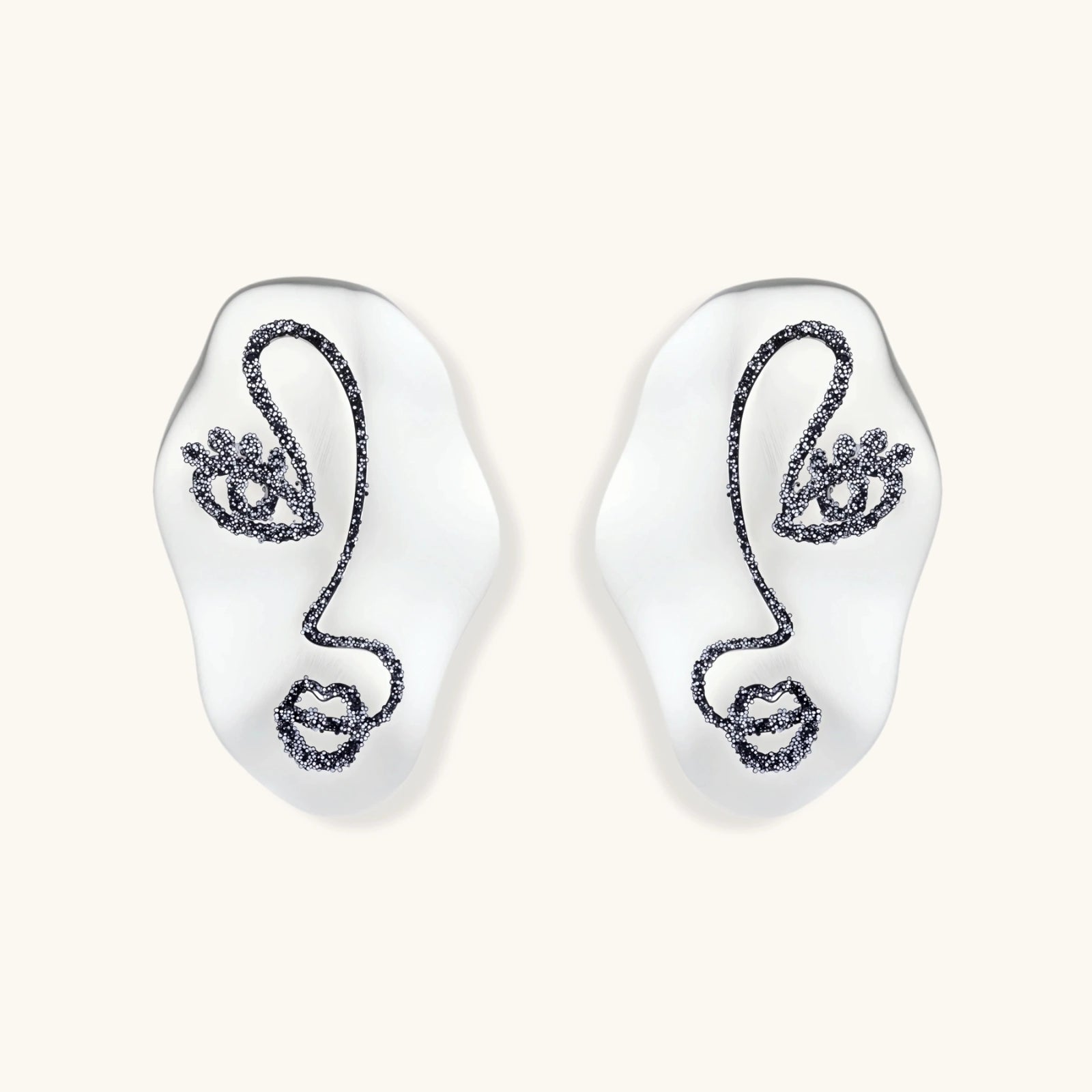 Face Art Ear Earrings