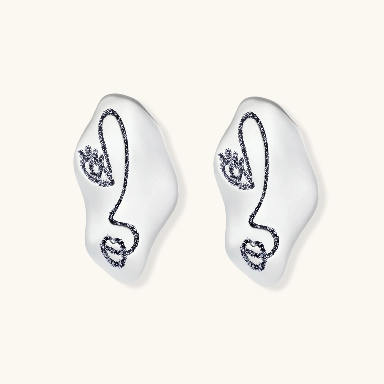 Face Art Ear Earrings
