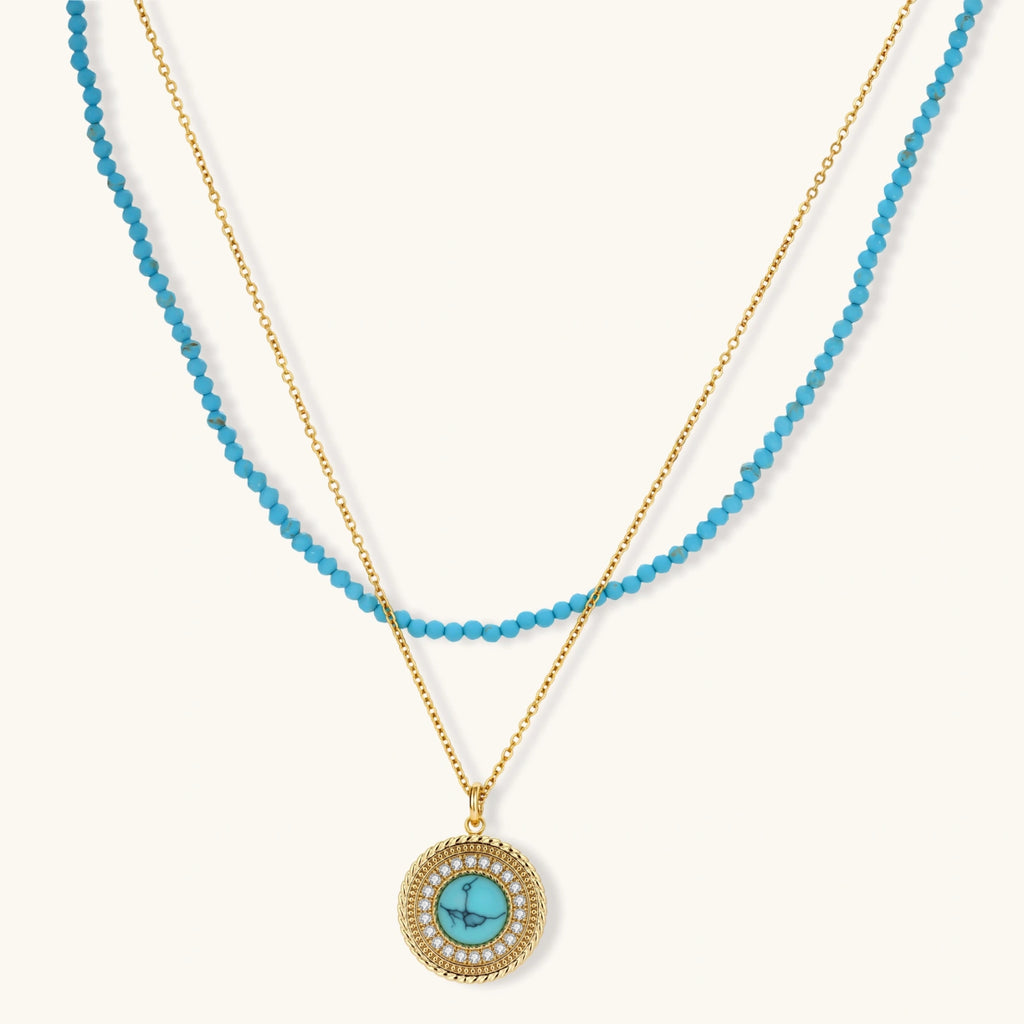 Turquoise Medallion Jewelry Set