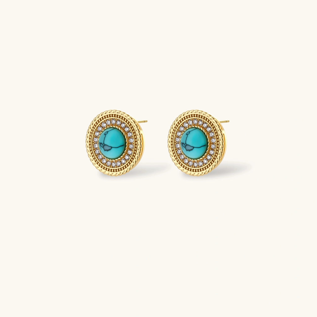 Turquoise Medallion Jewelry Set