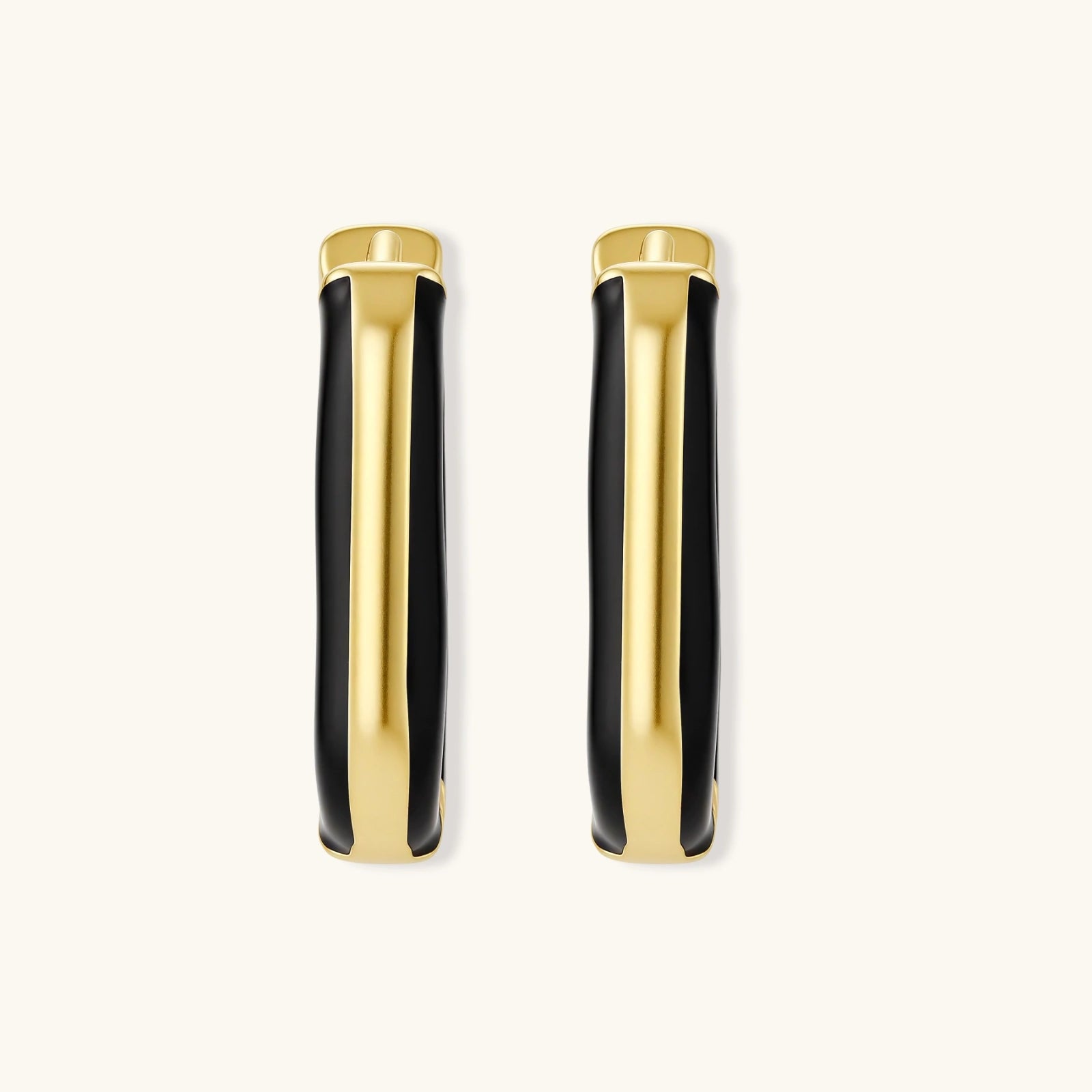 Contrast Hoop Earrings