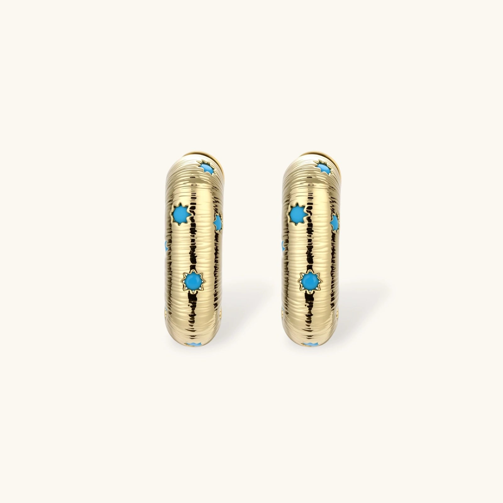Celestial Huggie Hoops