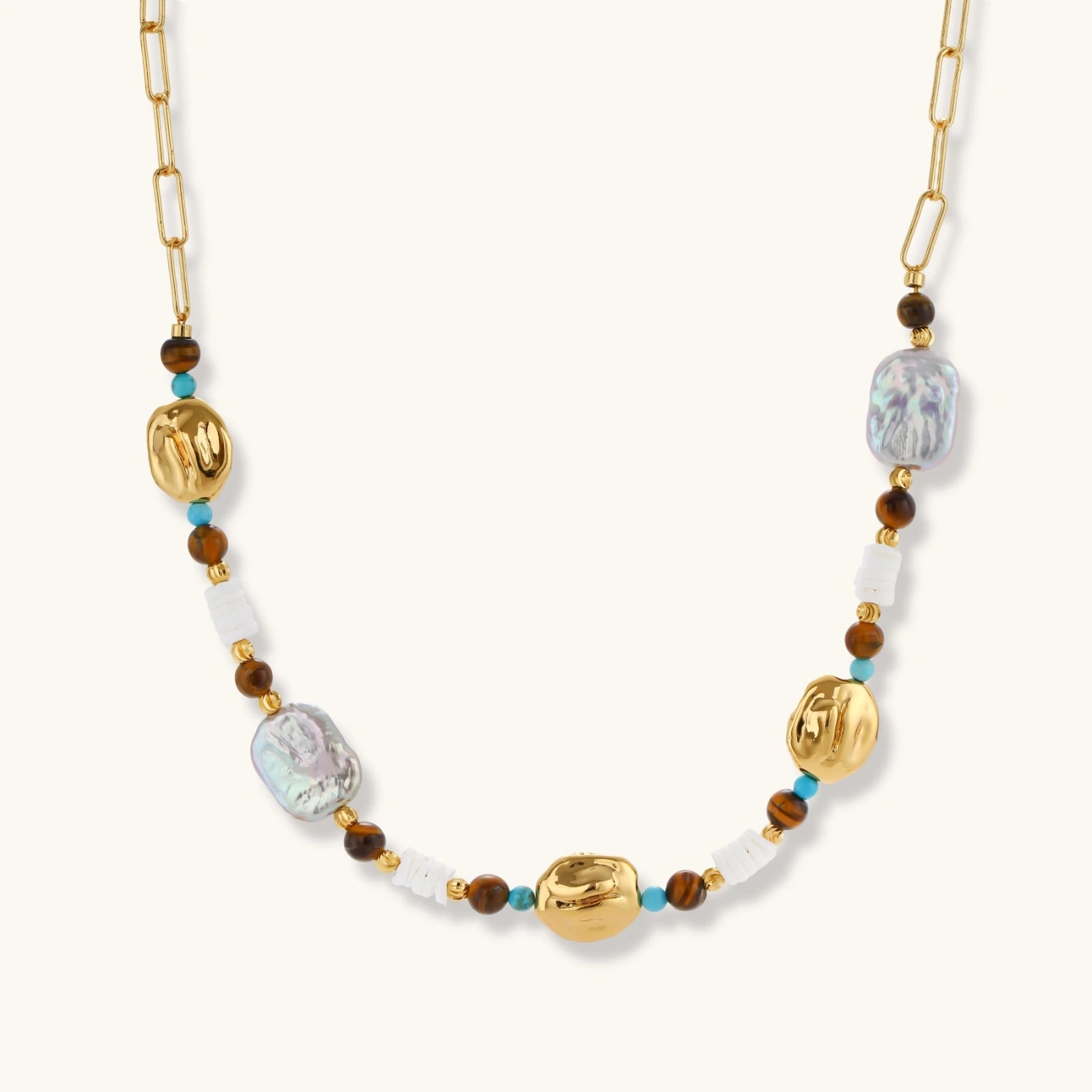 Mystic Garden Necklace — Baroque Sterling Silver