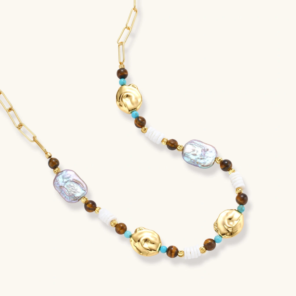 Mystic Garden Necklace — Baroque Sterling Silver