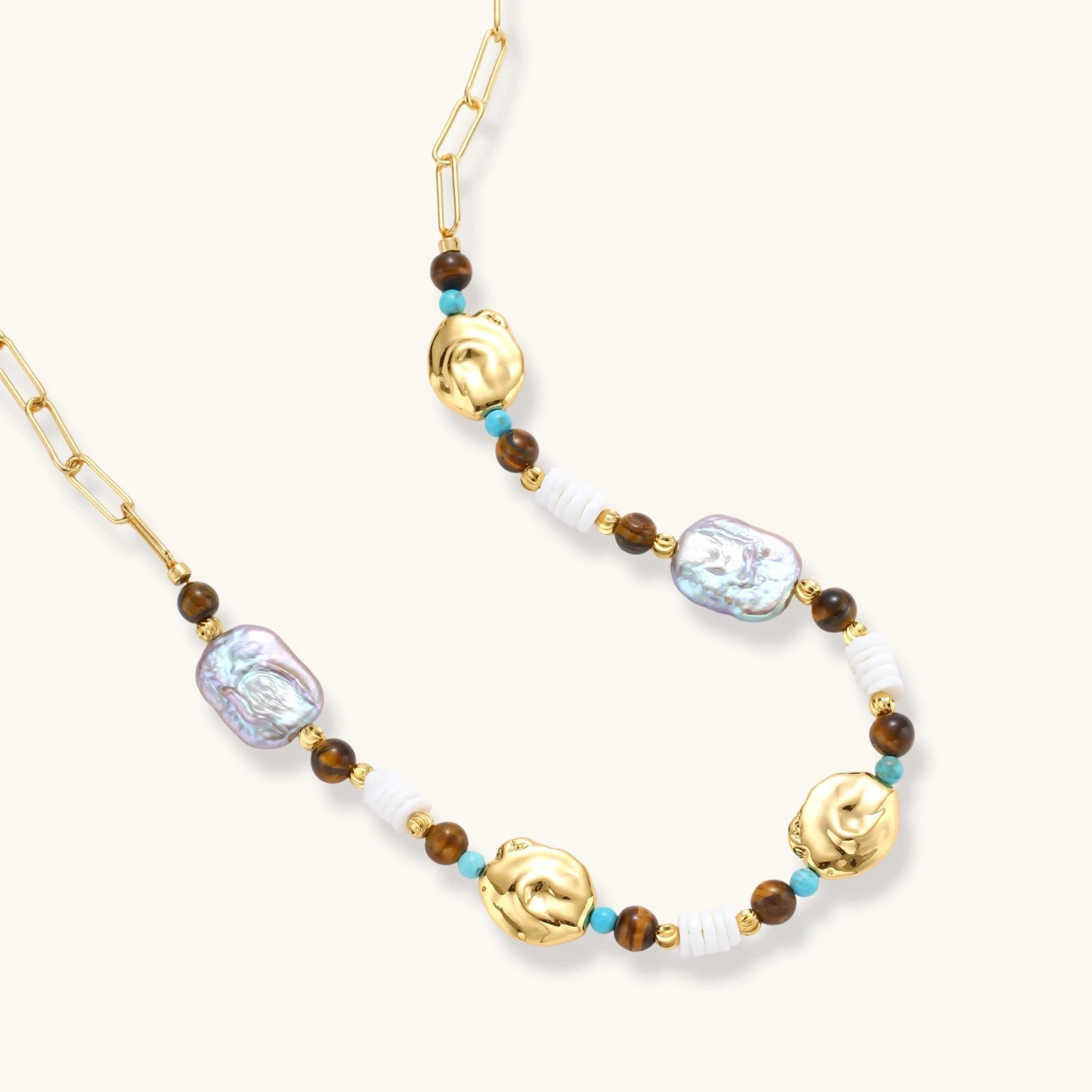 Mystic Garden Necklace — Baroque Sterling Silver