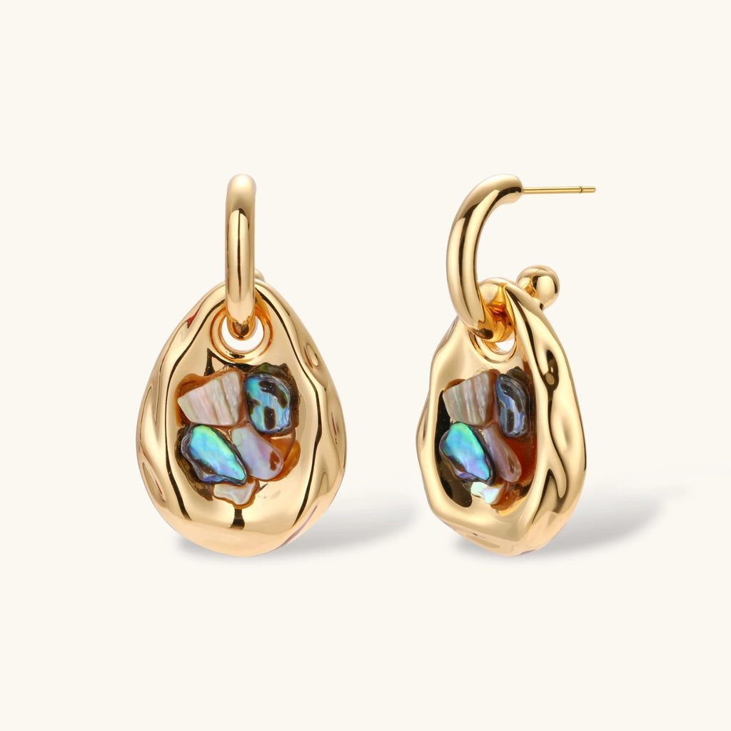 Shell Mosaic Convertible Hoops