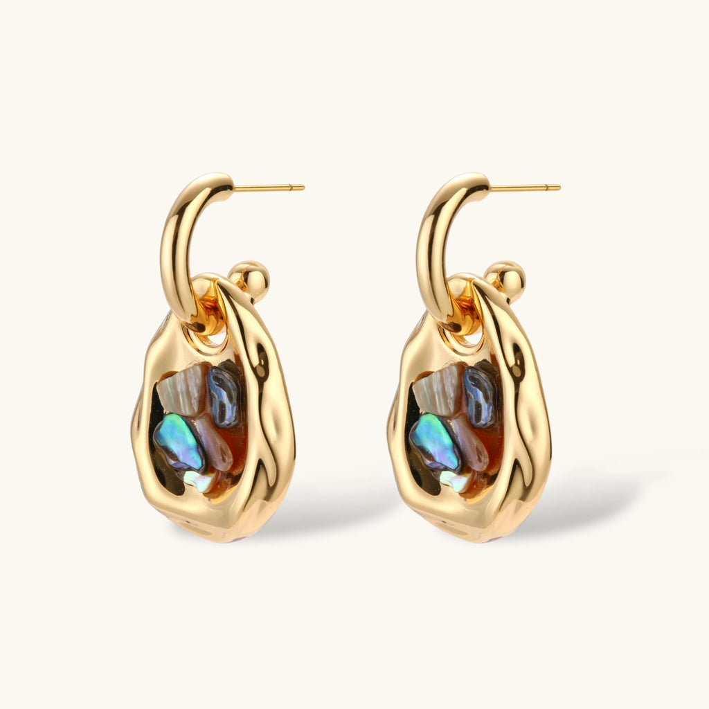 Shell Mosaic Convertible Hoops