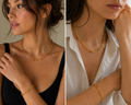 18K Gold Twist Chain Set