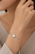 Hollow Flower Bracelet | 18K Gold Plated Stainless Steel